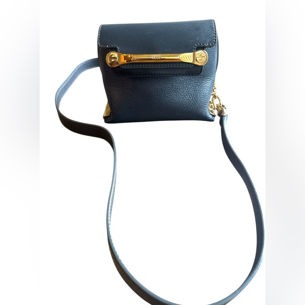 Chloe Clare Navy Mini Crossbody Bag